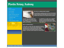 Tablet Screenshot of notaryacademy.org